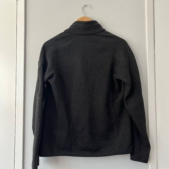 Patagonia Better Sweater Jacket Full Zip Pull Missing Womens Size Medium Black - Picture 3 of 11